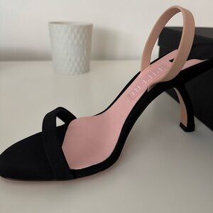 Elegant Black and Pink Women's Heels